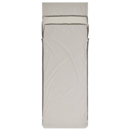Forro para saco de dormir Sea to Summit Silk Blend Sleeping Bag Liner - Rectangular w/ Pillow Sleeve gris claro Moonstruck Grey
