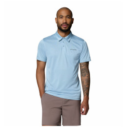 Camiseta de hombre Columbia Columbia Hike™ Polo azul Ripple Blue Heather