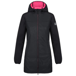 Abrigo de mujer Loap Ura negro Tap Shoe/Pink