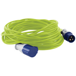 Cable alargador Outwell Corvus CEE Cable 25 m verde Lime Green