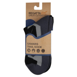Calcetines de hombre Regatta 2pk Outdoor ActvSck negro/gris Black/Hawaii