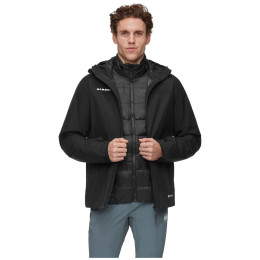 Chaqueta de hombre Mammut Treeline 3 in 1 HS Hooded Jacket Men negro black-black 0052