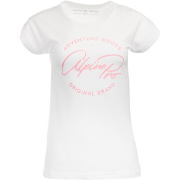 Camiseta de mujer Alpine Pro Dafka blanco
