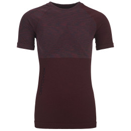 Camiseta de mujer Ortovox Competition Short Sleeve W burdeos Darkwineblend