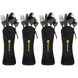 Juego de cubiertos Ridge Monkey DLX Cutlery Set Four Pack
