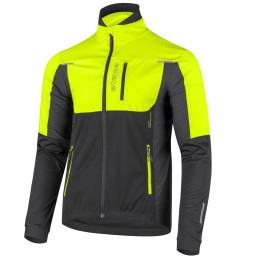 Chaqueta softshell de hombre Etape Strong 2.0 negro/amarillo black/yellow