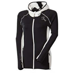 Sudadera de mujer Progress Tiba negro/blanco Black/White