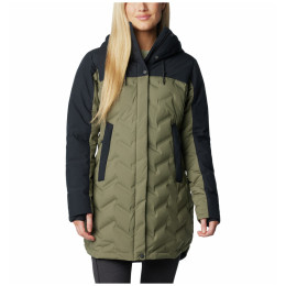 Chaqueta de invierno para mujer Columbia Mountain Croo™ III Mid Down Jacket negro/verde Stone Green, Black