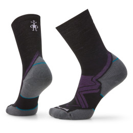 Calcetines de mujer Smartwool W Run Cold Weather Targeted Cushion Crew negro/gris black