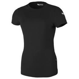 Camiseta de mujer Zulu Bambus 210 Short negro Black