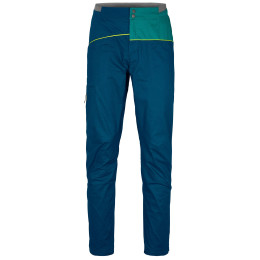 Pantalones de hombre Ortovox Valbon Pants azul Petrol Blue