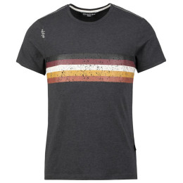 Camiseta de hombre Chillaz Stripes Grunge gris oscuro anthrazit melange