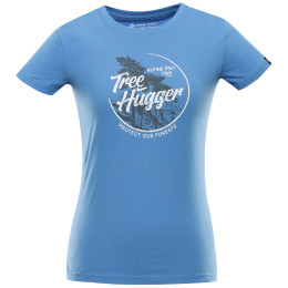 Camiseta de mujer Alpine Pro Worlda azul claro silver lake blue