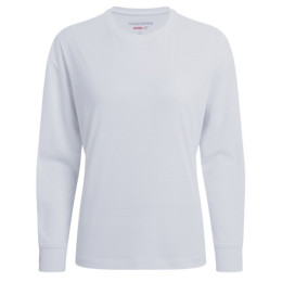 Camiseta de mujer Craghoppers NosiLife SolarShield+ Long Sleeved T-Shirt blanco White
