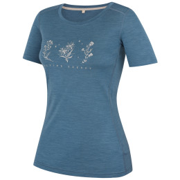 Camiseta de mujer MOOA Merino Lyolite Bloom 150 Short