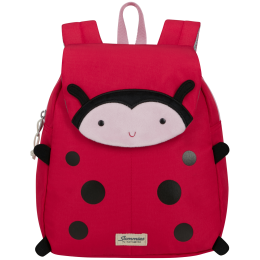 Mochila para niños Samsonite Happy Sammies Eco S rojo Ladybug Lally