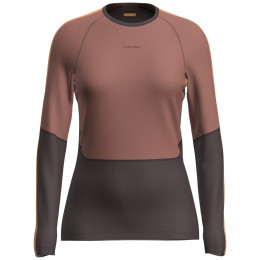 Camiseta funcional de mujer Icebreaker W Mer 200 Sonebula LS Crewe burdeos Bitterswee/Cedar/Felds/Cb