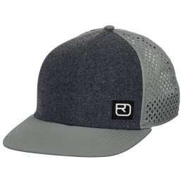 Gorra Ortovox Logo Air Trucker Cap gris/verde Green Sage