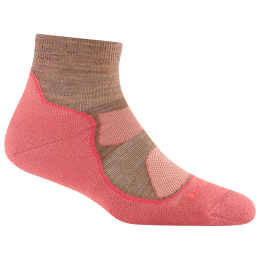 Calcetines de mujer Darn Tough Light Hiker Quarter Lightweight With Cushion rosa canyon