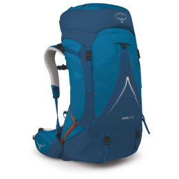 Mochila de senderismo Osprey Atmos Ag Lt 65 azul night shift/scoria blue