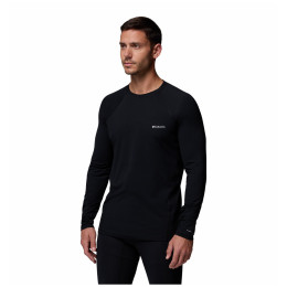 Camiseta funcional de hombre Columbia Midweight Stretch Long Sleeve Top negro Black