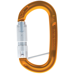 Mosquetón Singing Rock OXY BC Triple lock Orange naranja