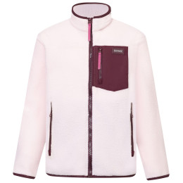 Sudadera funcional para niños Regatta Junior Frankie Warm Fleece Pink Haze/Fig rosa claro Pink Haze/Fig