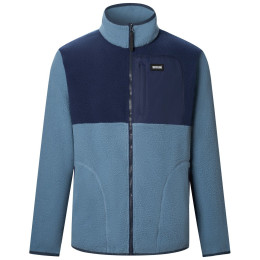 Sudadera funcional de hombre Regatta Frankie Borg Colour Block gris/azul GryMirge/Nvy