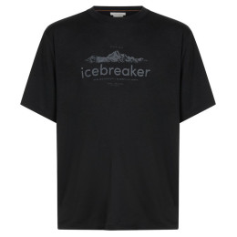 Camiseta funcional de hombre Icebreaker Men M 150 Tech Lite SS Rlxd T ibHeritage negro Black