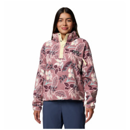 Sudadera de mujer Columbia Helvetia™ II Printed Cropped Half Snap