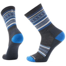 Calcetines Smartwool Everyday Regarita Crew azul/negro Laguna Blue