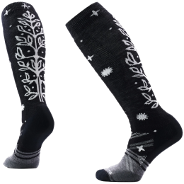 Calcetines Smartwool Women's Ski Full Cushion Ice Blossom OTC negro