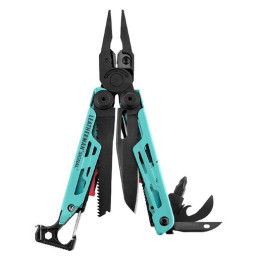 Multiherramienta Leatherman Signal turquesa Aquablue