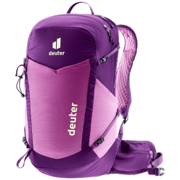 Mochila de senderismo para mujer Deuter Speed Lite Pro 23 SL rosa/violeta lotus-mystic