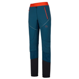 Pantalones de mujer La Sportiva Kyril Pant W azul/rojo Storm Blue/Cherry Tomato