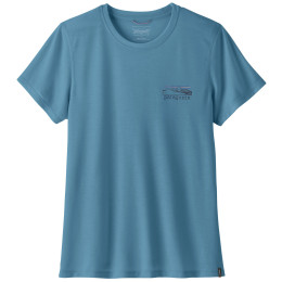 Camiseta de mujer Patagonia Women's Capilene® Cool Trail Shirt - Stratapeaks azul Shore Blue