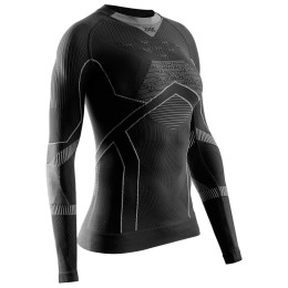 Camiseta funcional de mujer X-Bionic Energy Accumulator Light Shirt Ls negro X BLACK/LIGHT GREY