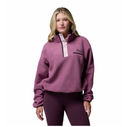 Sudadera de mujer Columbia Helvetia™ II Cropped Half Snap Fleece