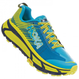 Zapatillas de carrera para mujer Hoka Evo Mafate 2 azul/amarillo Cyan/Citrus