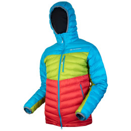 Chaqueta de plumón para hombre Sir Joseph Apris Hooded Man II turquesa TurquoiseRedGreen