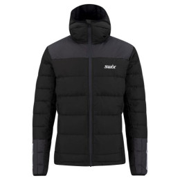 Chaqueta de plumón para hombre Swix Dynamic Down negro/gris Black
