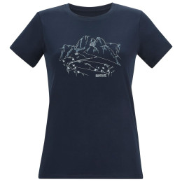 Camiseta de mujer Regatta Womens Fingal Stretch azul oscuro Navy