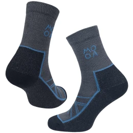 Calcetines MOOA Merino Adventure azul Denim Blue