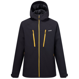 Chaqueta de invierno para hombre Regatta Highton Stretch Padded Jacket negro/amarillo Black(Sunst)