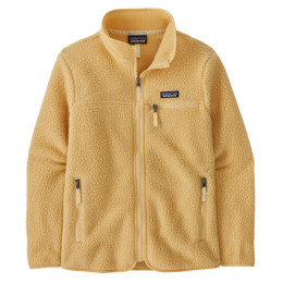 Sudadera de mujer Patagonia W's Retro Pile Jkt amarillo Beeswax Tan