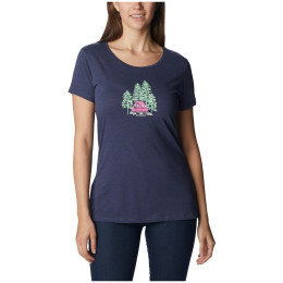 Camiseta de mujer Columbia Daisy Days™ SS Graphic Tee azul Nocturnal Hthr, Best Site Graphic