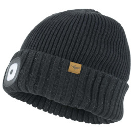 Gorro con lámpara frontal SealSkinz Heydon negro black