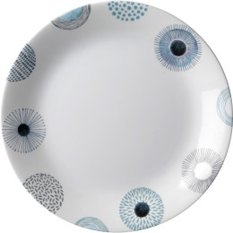 Plato Brunner Dinner plate ø 25 cm White blanco/azul