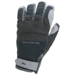 Guantes impermeables SealSkinz Waterproof All Weather MTB Glove negro/gris Black/Grey