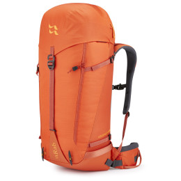 Mochila de escalada Rab Ascendor 35:40 naranja Firecracker